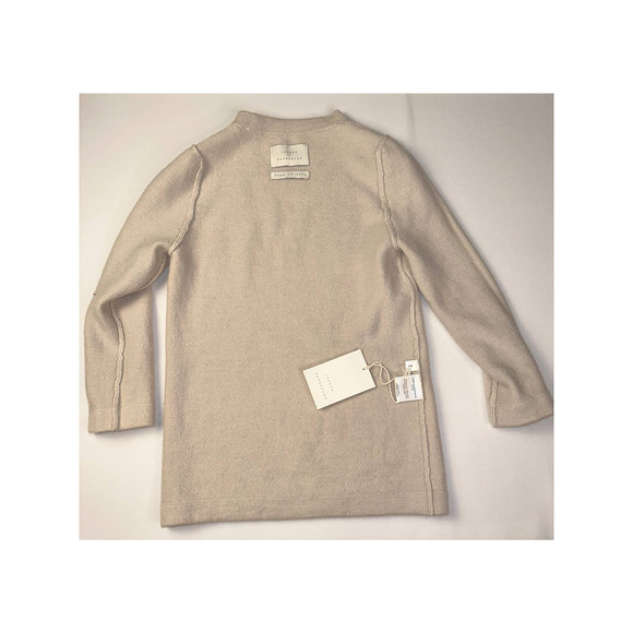 Lauren Manoogian Sz 1 Small Celadon 3/4 Sleeve Crewneck Sweater Tee Alpaca NWT - Picture 14 of 14